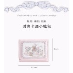 新款少女春日野餐系列卡通钱包学生可爱原创设计防消磁零钱多卡